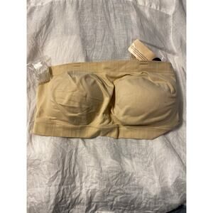 NWT Truekind® Convertible Strapless Bandeau by Shapermint Women's 2XL Chai